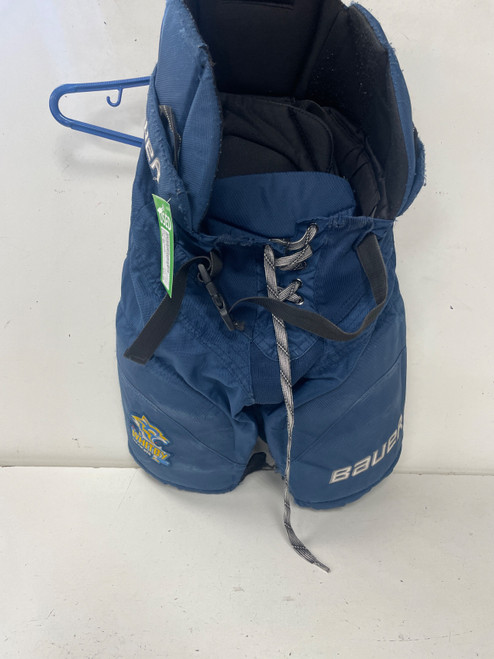 Vist Large View of Product Image Which is Used Bauer WMHA Junior Pant Navy Blue SM