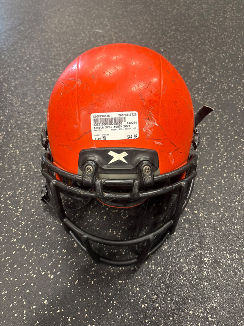Vist Large View of Product Image Which is Used Xenith X2E+ YOUTH 2021 FB Helmet Orange MD
