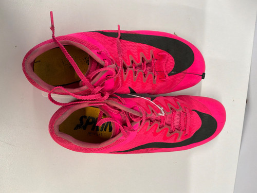 Vist Large View of Product Image Which is Used Nike Track & Field Cleats Adult Pink Senior 6.5