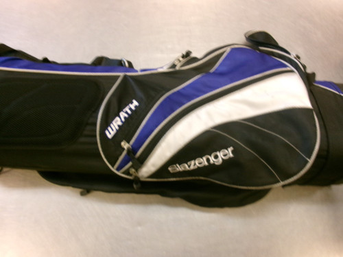Vist Large View of Product Image Which is Used Slazenger WRATH BAG Mens Cart Bag Navy Blue