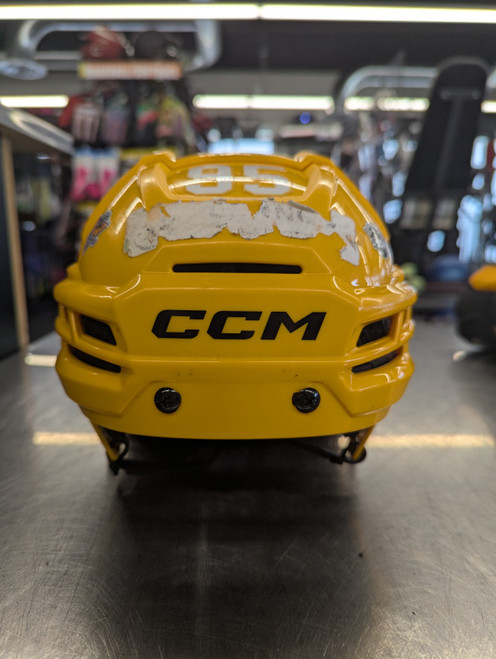 Vist Large View of Product Image Which is Used CCM TACKS 720 Hockey Helmet Only Yellow SM