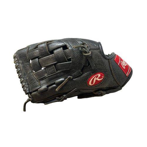 Vist Large View of Product Image Which is Used Rawlings RBG225WB BB/SB Glove LH Throw Black 12 1/2" LEFT HANDED
