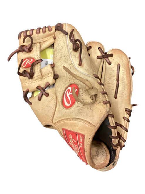Vist Large View of Product Image Which is Used Rawlings GG ELITE BB/SB Glove RH Throw Tan 11 1/4"