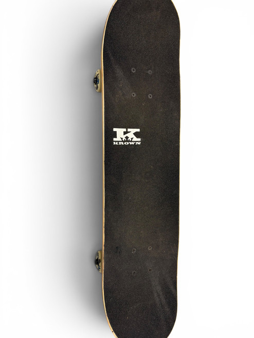 Vist Large View of Product Image Which is Used KROWN Complete Skateboard White 7 3/4"
