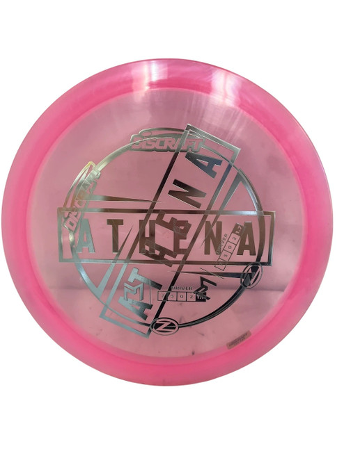 Vist Large View of Product Image Which is Used Discraft Z Athenal 169g Disc Golf Driver
