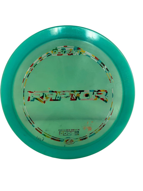 Vist Large View of Product Image Which is Used Discraft Z Raptor 175g Disc Golf Driver