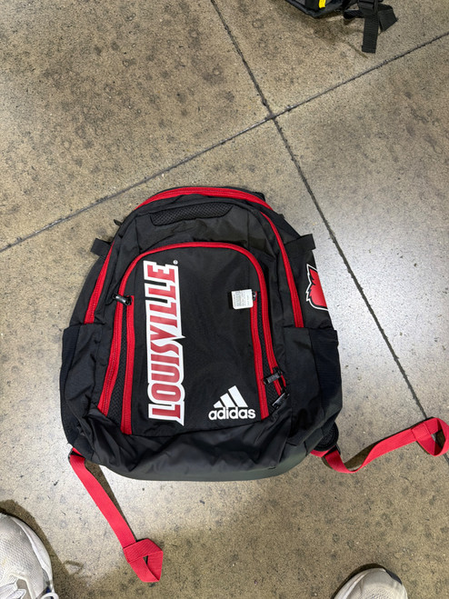 Vist Large View of Product Image Which is Used Adidas LOUISVILLE TEAM ISSUED BACKPACK BB/SB Player Backpack Black