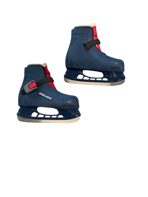 Vist Large View of Product Image Which is Used Bauer LIL CHAMP 10-11 Youth Hockey Skate Adjustable