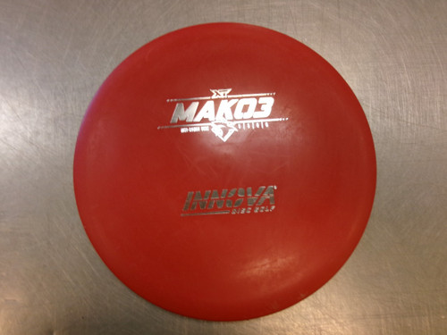 Vist Large View of Product Image Which is Used Innova MAKO3 Disc Golf Mid Range Red