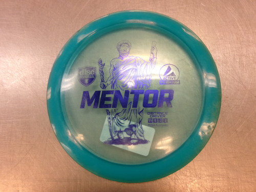 Vist Large View of Product Image Which is Used Discmania MENTOR Disc Golf Driver Royal Blue
