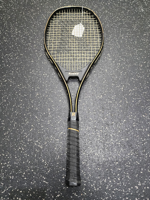 Vist Large View of Product Image Which is Used RODDY Adult Tennis Racquet Black 4 3/8"
