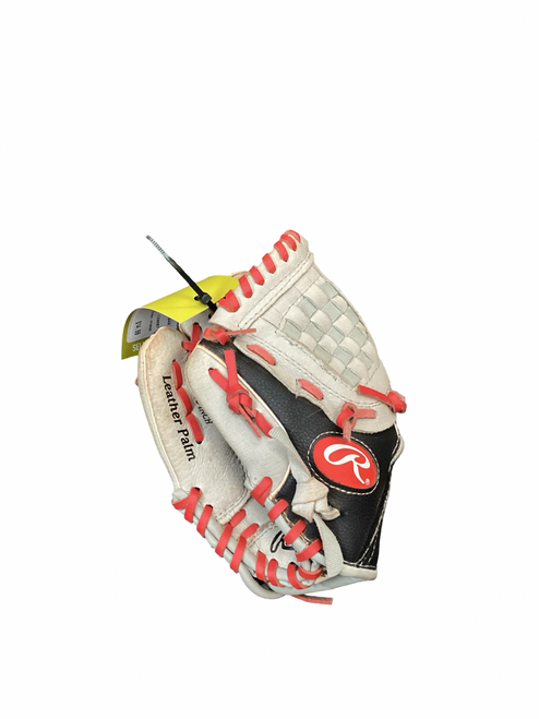 Vist Large View of Product Image Which is Used Rawlings MT95GB BB/SB Glove T-ball White 9 1/2"