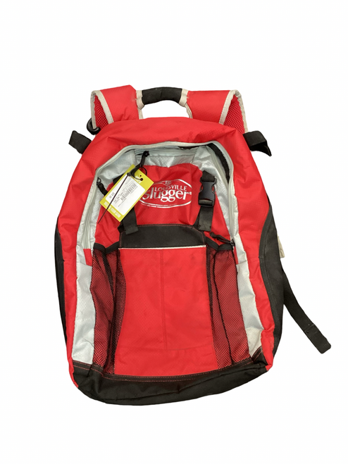 Vist Large View of Product Image Which is Used Louisville Slugger RED BACKPACK BB/SB Player Backpack Red