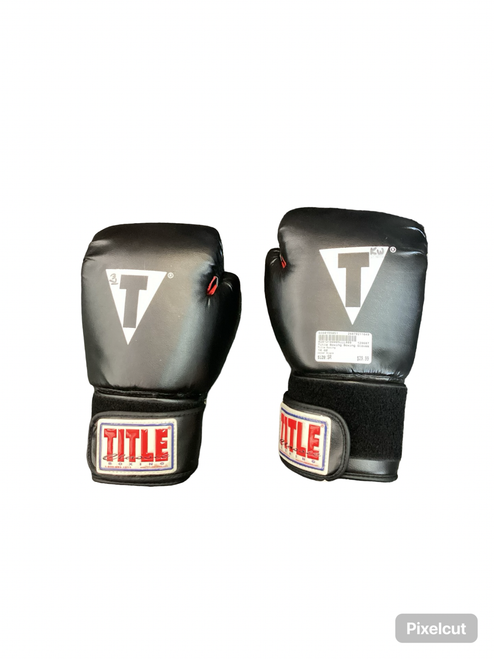 Vist Large View of Product Image Which is Used Title Boxing Boxing Gloves Black Senior