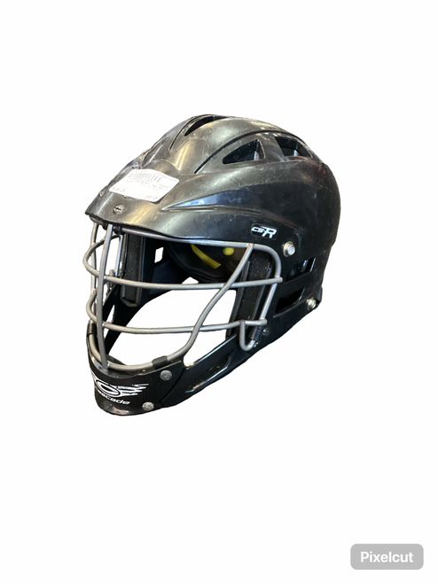 Vist Large View of Product Image Which is Used Cascade CSR BLACK HELMET YTH Lacrosse Helmet Black One Size