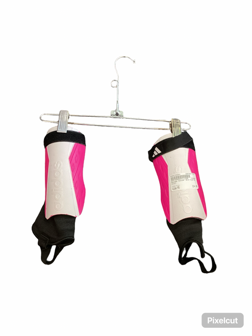 Vist Large View of Product Image Which is Used Adidas Soccer Shin Guards Youth Pink MD