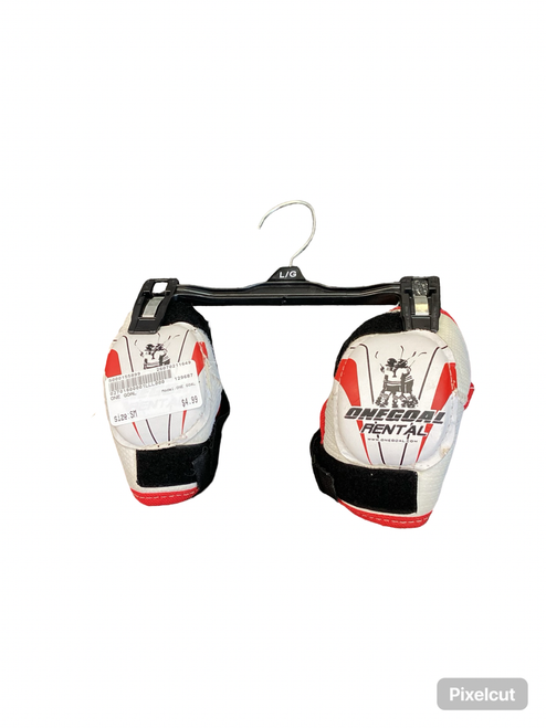 Vist Large View of Product Image Which is Used ONE GOAL Youth Elbow Pads SM