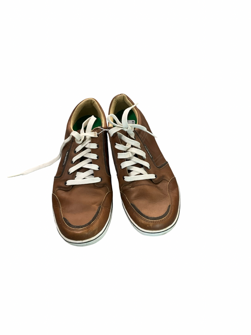 Vist Large View of Product Image Which is Used Ashworth Mens Golf Shoes Brown Senior 9.5