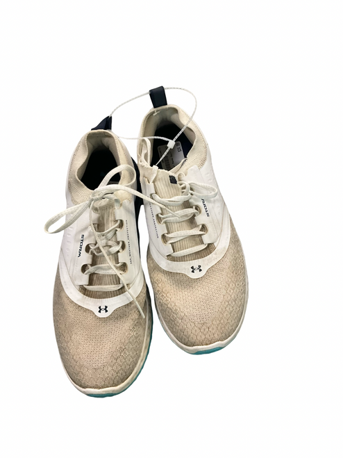 Vist Large View of Product Image Which is Used Under Armour Mens Golf Shoes White Senior 10