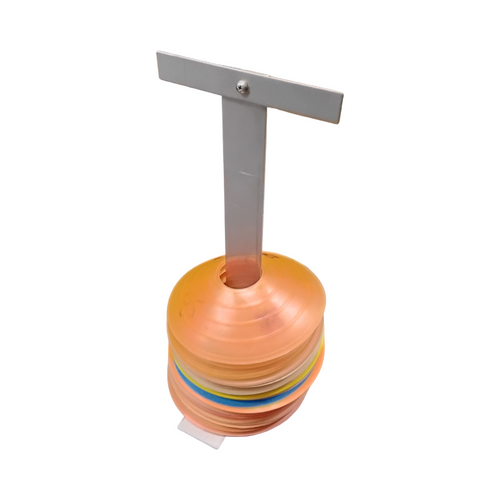 Vist Large View of Product Image Which is Used 40 PK AGILITY CONES W/ STAND Soccer Training Aids