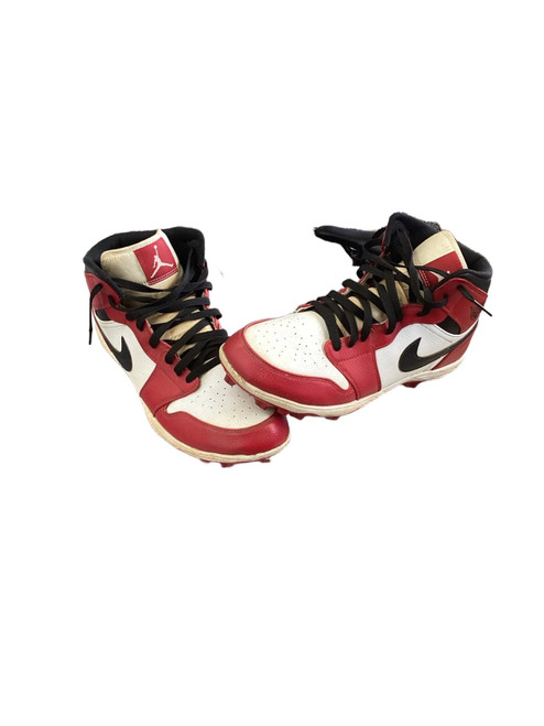 Vist Large View of Product Image Which is Used Nike AIR JORDAN BASEBALL CLEATS BB/SB Cleats Red Senior 12