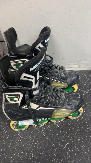 Vist Large View of Product Image Which is Used Mission MISSION Senior Rec Fitness Skates Black Senior 12