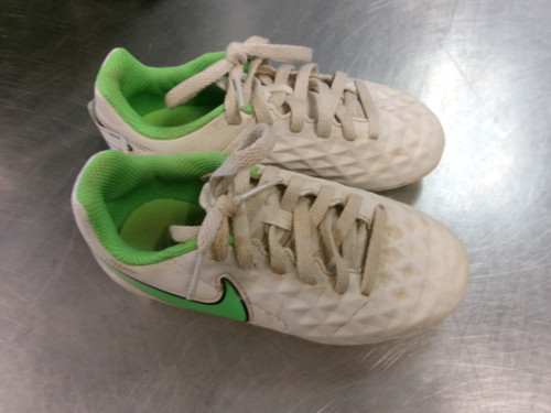 Vist Large View of Product Image Which is Used Nike Soccer Cleats White Youth 10.0