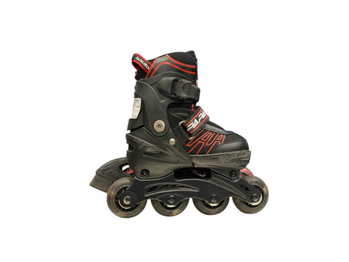 Vist Large View of Product Image Which is Used PAPAISON ADJ Y12-1 Child Rec Fitness Skates Black Adjustable