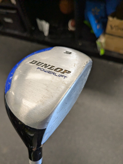 Vist Large View of Product Image Which is Used Dunlop POWERLIFT Mens Fairway Wood RH 3 Wood