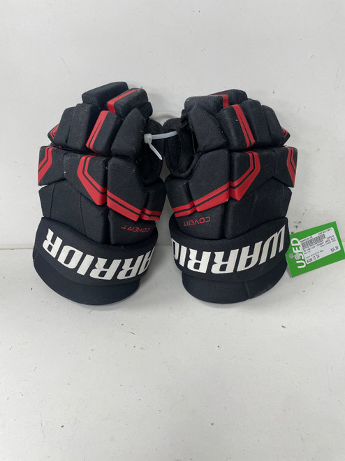 Vist Large View of Product Image Which is Used Warrior COVERT QRE5 Junior Gloves Black And Red 12"