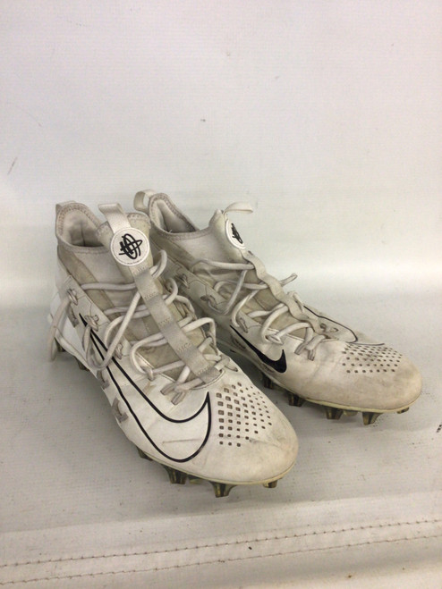 Vist Large View of Product Image Which is Used Nike LAX Cleats Mens White Senior 11
