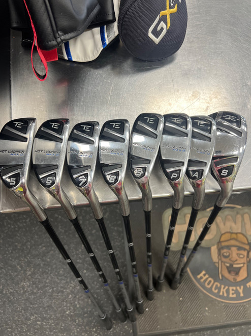 Vist Large View of Product Image Which is Used Tour Edge HOT LAUNCH MAX D Mens Iron Set RH 5I-SW
