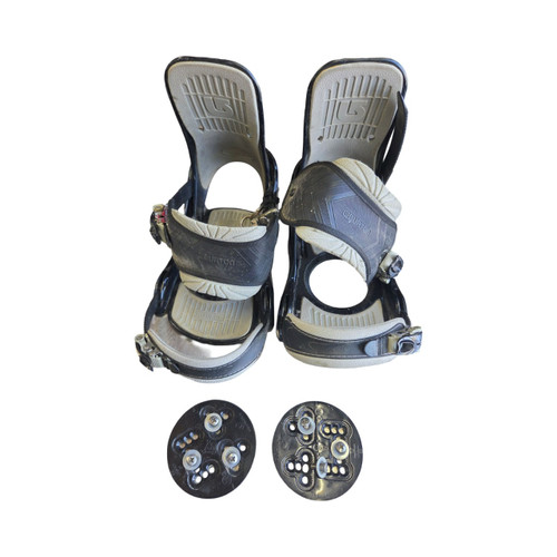 Vist Large View of Product Image Which is Used Burton FREESTYLE BINDINGS LG Mens Binding Only Black LG