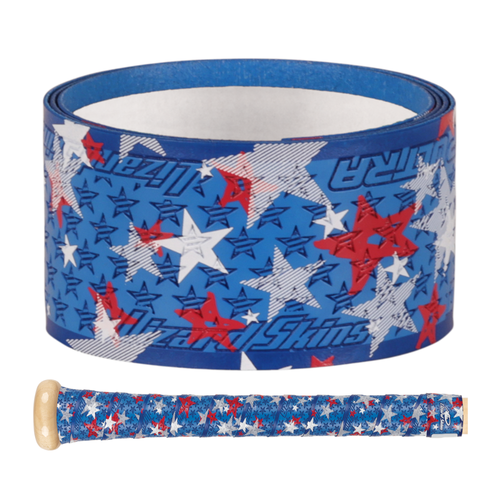 Vist Large View of Product Image Which is NEW LIZARD SKINS DSP ULTRA STAR SPANGLED BAT GRIP 1.1MM