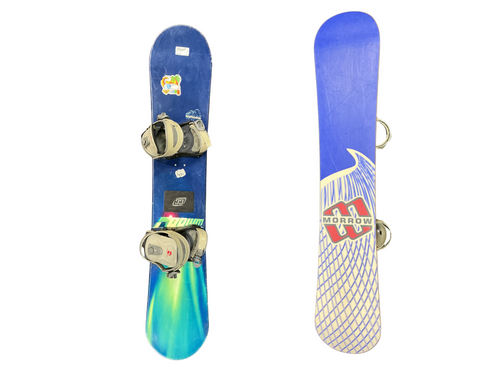Vist Large View of Product Image Which is Used Morrow RADIUM Womens Board/Bindings Navy Blue 143 cm