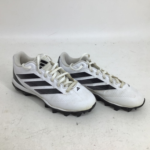 Vist Large View of Product Image Which is Used Adidas ADIZERO IMPACT 2.0 JR 3.5 BB CLEATS BB/SB Cleats White Junior 03.5