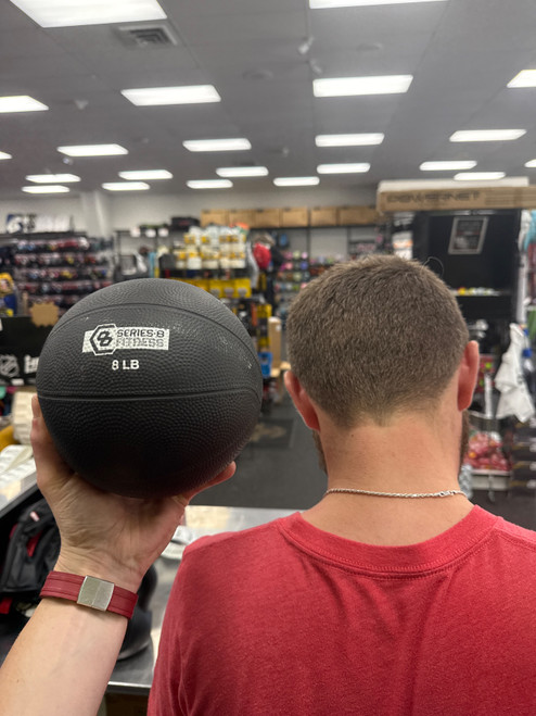 Vist Large View of Product Image Which is Used SERIES-8 MEDECINE BALL Medicine Ball Black 8 lb
