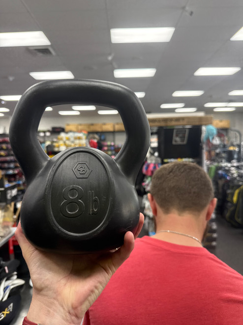 Vist Large View of Product Image Which is Used Kettle Dumbbell (Each) Black 8 lb