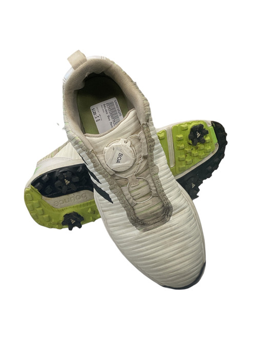 Vist Large View of Product Image Which is Used Adidas Mens Golf Shoes White Senior 6