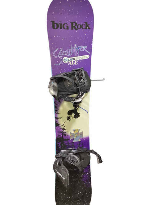 Vist Large View of Product Image Which is Used BIG ROCK GRASSHOPPER WHEAT ALE Mens Board/Bindings Purple 157 cm