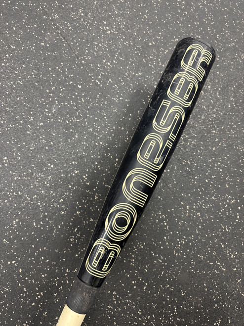 Vist Large View of Product Image Which is Used Warstic BONESABER HYBRID BLACK 2023 33.5/30.5 BB/SB High School -3 Bat 33 1/2"