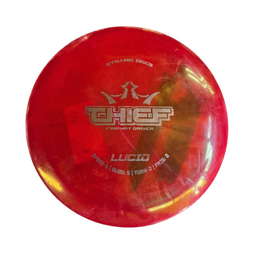 Vist Large View of Product Image Which is Used Dynamic Discs THIEF Disc Golf Driver Red