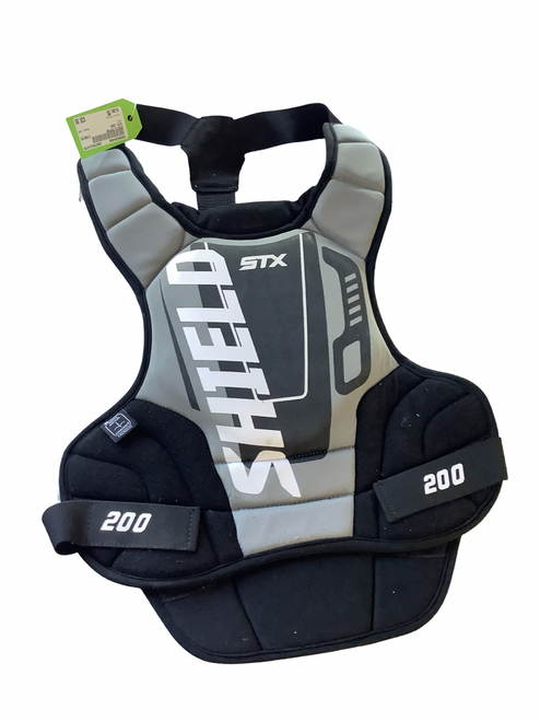 Vist Large View of Product Image Which is Used STX 200 Lacrosse Shoulder Pads Black MD