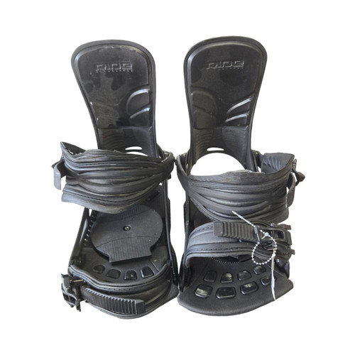 Vist Large View of Product Image Which is Used Ride FLIGHT MIG BINDINGS LG Mens Binding Only Black LG