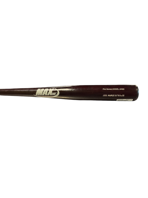 Vist Large View of Product Image Which is Used MAXBAT PRO SERIES AM22 BB/SB Wood Bat 33 1/2"