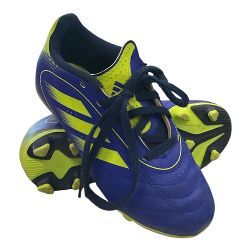 Vist Large View of Product Image Which is Used Adidas Soccer Cleats Royal Blue Youth 13.0