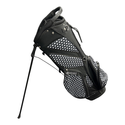 Vist Large View of Product Image Which is Used BLACK POLKA DOT FT Womens Stand Bag Black