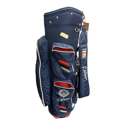 Vist Large View of Product Image Which is Used G WINNER CART BAG FT Mens Cart Bag Navy Blue