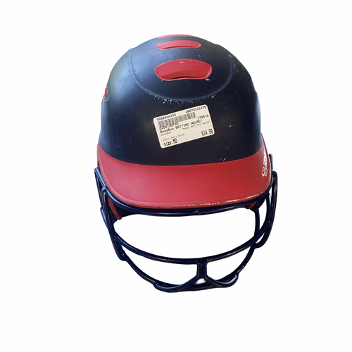 Vist Large View of Product Image Which is Used BoomBah BATTING HELMET Batting Helmet w/Mask Navy Blue MD