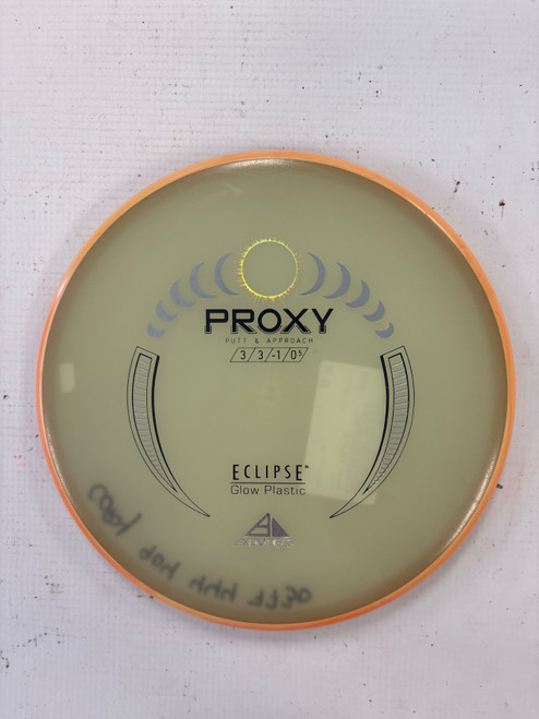 Vist Large View of Product Image Which is Used Axiom ECLIPSE Disc Golf Putter Yellow